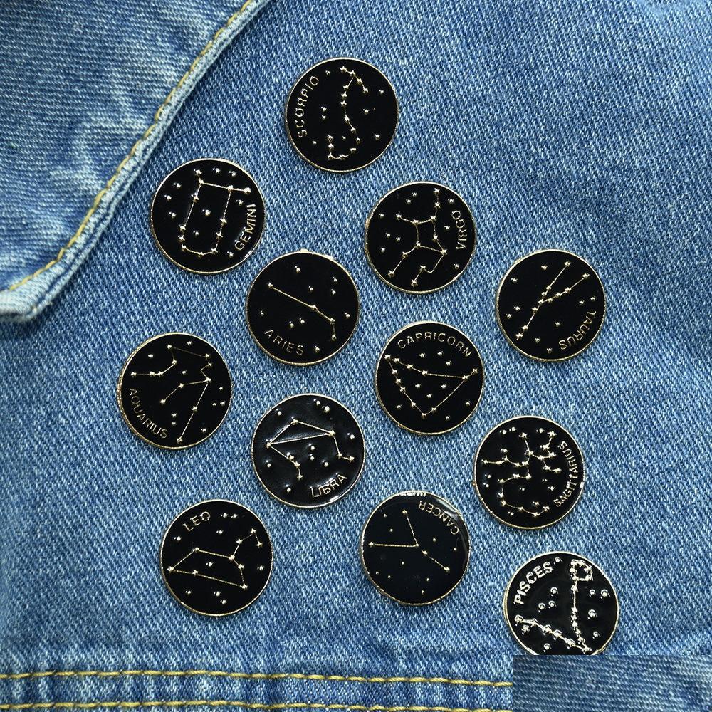 Pins Brooches Cartoon Black Round Badge Constellation Symbol Meaning Brooches Enamel Pins Funny Fashionjewelry Lapel Backpa Dhgarden Dhysa
Pins Brooches Cartoon Black Round Badge Constellation Symbol Meaning Brooches Enamel Pins Funny Fashionjewelry Lapel Backpa Dhgarden Dhysa