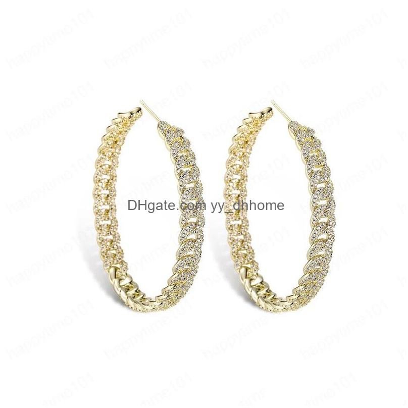 Hoop Huggie Iced Link Chain Hoop Earring In Yellow Gold Micro Pave Cz Earrings Hip Hop Simple Fashion Jewelry Accessories Drop Deli Dhlae
Hoop Huggie Iced Link Chain Hoop Earring In Yellow Gold Micro Pave Cz Earrings Hip Hop Simple Fashion Jewelry Accessories Drop Deli Dhlae