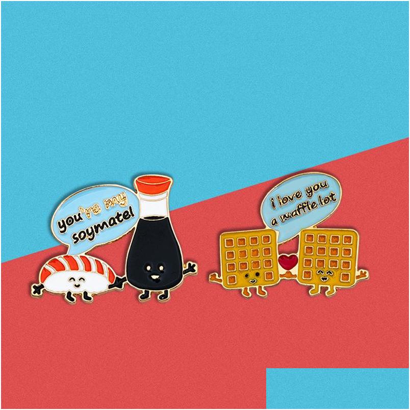 Pins Brooches Gold Plated Food Theme Brooches For Women Waffle Pins Brooch Party Enamel Badge Salmon Sushi Design Fashion Creative Dhjts
Pins Brooches Gold Plated Food Theme Brooches For Women Waffle Pins Brooch Party Enamel Badge Salmon Sushi Design Fashion Creative Dhjts