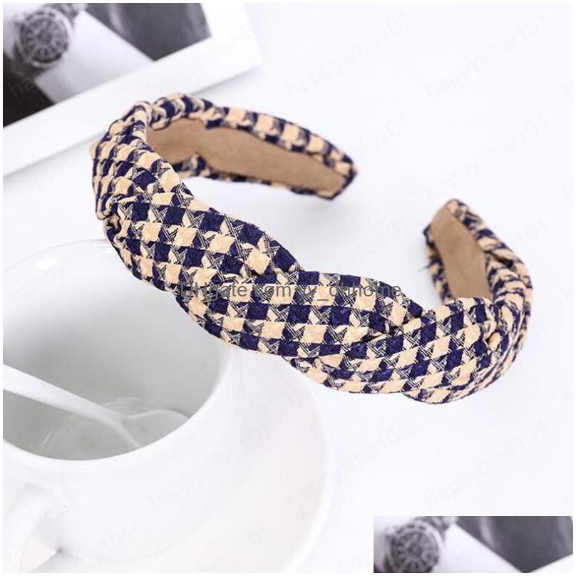 Headbands Fashion Women Headband Cross Knot Braid Hairband Houndstooth Turban Casual Classic Headwear Adt Hair Accessories Drop Deli Dh5Gn
Headbands Fashion Women Headband Cross Knot Braid Hairband Houndstooth Turban Casual Classic Headwear Adt Hair Accessories Drop Deli Dh5Gn