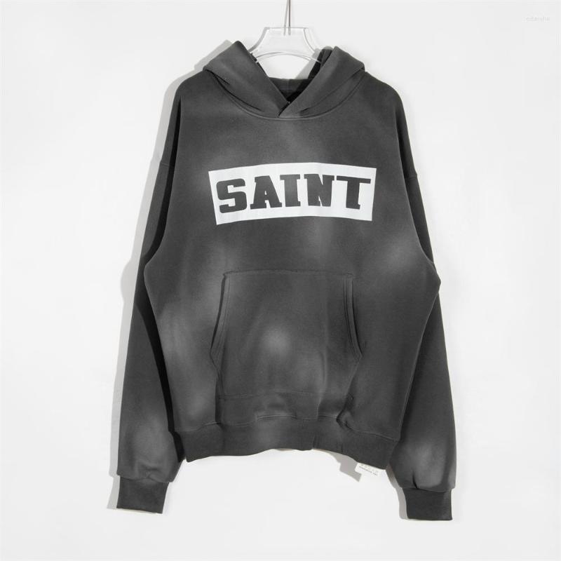 Men' Hoodies Winter Saint Michael Washed And Distressed Letter Hoodie High Street American Casual Loose Couple Oversized Fashion Sweater, Black
Men' Hoodies Winter Saint Michael Washed And Distressed Letter Hoodie High Street American Casual Loose Couple Oversized Fashion Sweater, Black
