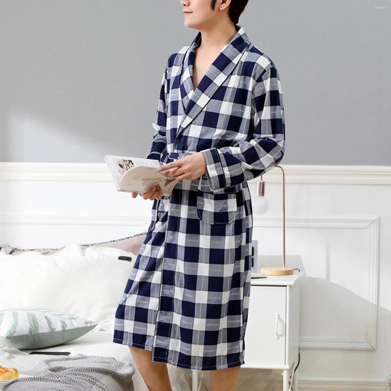 Men's Sleepwear Men Robes Casual Soft Color Block Pockets Warm Long Sleeve Bath Robe Home Gown Pyjamas Plus Size, Blue
Men's Sleepwear Men Robes Casual Soft Color Block Pockets Warm Long Sleeve Bath Robe Home Gown Pyjamas Plus Size, Blue