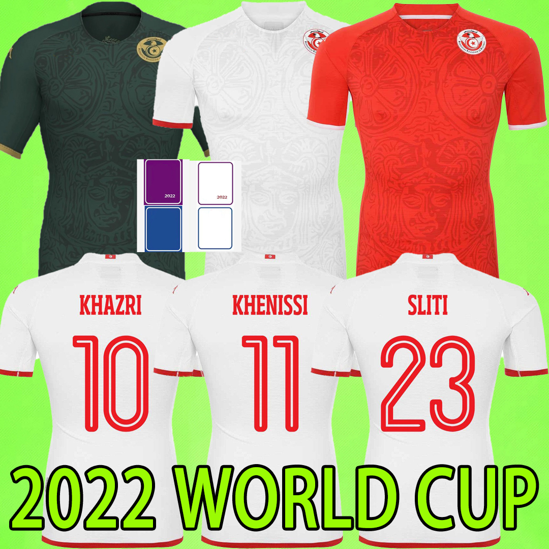 2022 Tunisia Soccer Jerseys National Team MSAKNI SKHIRI SLITI JEBALI KHAZRI KHENISSI 22 23 Home Away third Football Shirts Aldult men Uniforms 2023 kids kit red 2023
2022 Tunisia Soccer Jerseys National Team MSAKNI SKHIRI SLITI JEBALI KHAZRI KHENISSI 22 23 Home Away third Football Shirts Aldult men Uniforms 2023 kids kit red 2023