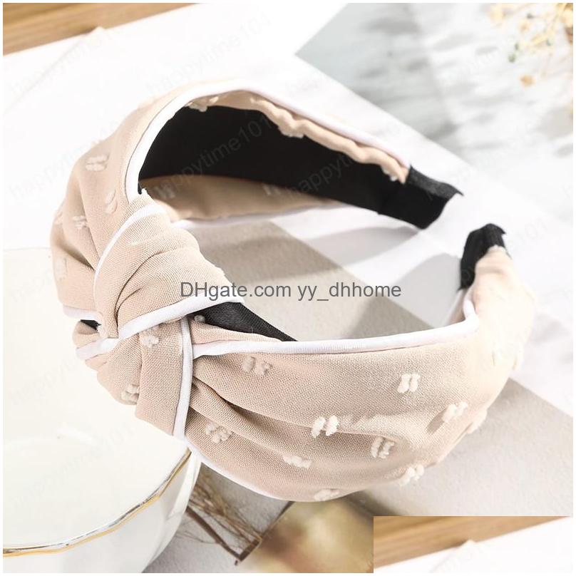 Headbands Fabric Hairbands Headwear For Women Wide Knotted Headbands Fashion Bezel Hair Hoop Accessories Drop Delivery Jewelry Hairje Dhgul
Headbands Fabric Hairbands Headwear For Women Wide Knotted Headbands Fashion Bezel Hair Hoop Accessories Drop Delivery Jewelry Hairje Dhgul