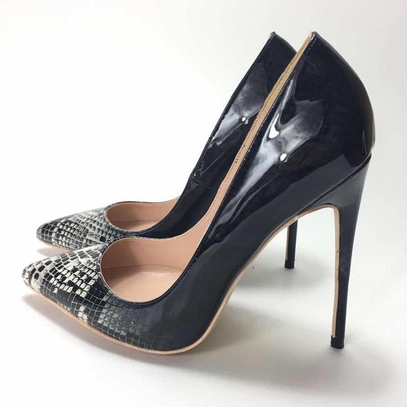 New Lady High Heels Snake Pattern Shoes Red Bottoms Gradient Patent Brand PU Leather Ladies Single Shoes OL Ponited Toe Stiletto Heel Pumps Dress Women Shoe 12cm 10cm, Heel 12cm
New Lady High Heels Snake Pattern Shoes Red Bottoms Gradient Patent Brand PU Leather Ladies Single Shoes OL Ponited Toe Stiletto Heel Pumps Dress Women Shoe 12cm 10cm, Heel 12cm