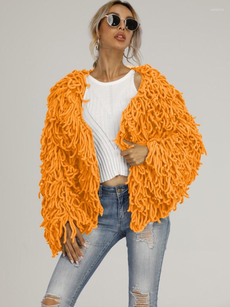 Women' Fur 2022 Fashion Coat Autumn Winter Faux Plush Fringed Sweater Knitted Top Women, Orange
Women' Fur 2022 Fashion Coat Autumn Winter Faux Plush Fringed Sweater Knitted Top Women, Orange