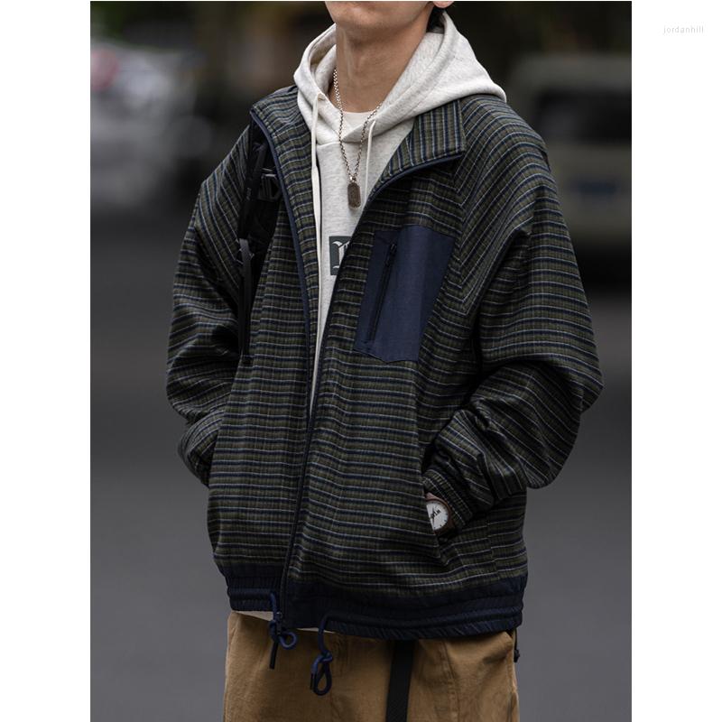 Men's Jackets Streetwear Plaid Collar Jacket Men'S Clothing Spring Autumn Korean Cityboy Loose Couple Clothes Harajuku Casual Coat, Green
Men's Jackets Streetwear Plaid Collar Jacket Men'S Clothing Spring Autumn Korean Cityboy Loose Couple Clothes Harajuku Casual Coat, Green