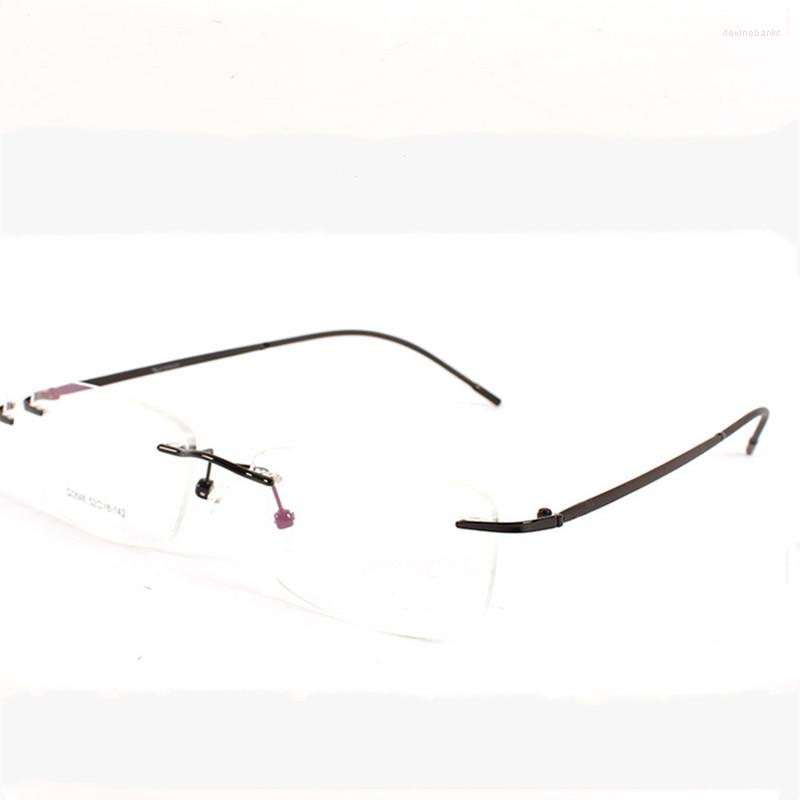 Sunglasses Frames Metal Wild Rimless Spectacle Simple And Comfortable Myopia Eyeglasses Men's Fashionable Business Eyewears 2648
Sunglasses Frames Metal Wild Rimless Spectacle Simple And Comfortable Myopia Eyeglasses Men's Fashionable Business Eyewears 2648