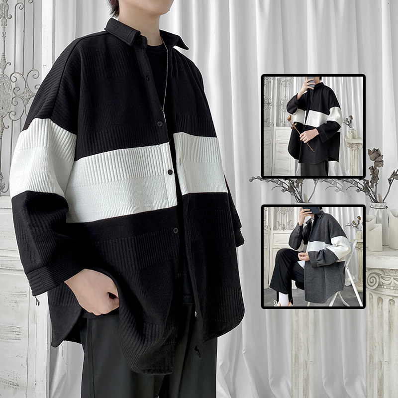 Men's Sweaters Autumn Winter Fashion Patchwork Color Knitted Sweater Coats Cardigan Men High Street Casual Long Sleeve Sweatercoat BlackGray 221128, Gray
Men's Sweaters Autumn Winter Fashion Patchwork Color Knitted Sweater Coats Cardigan Men High Street Casual Long Sleeve Sweatercoat BlackGray 221128, Gray