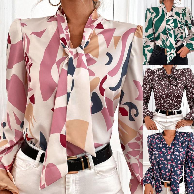 Women' Blouses Women Shirt Colorful Print Single-breasted Cardigan Lantern Sleeve Spring Office Ladies For Work Casual Streetwear, Purple
Women' Blouses Women Shirt Colorful Print Single-breasted Cardigan Lantern Sleeve Spring Office Ladies For Work Casual Streetwear, Purple