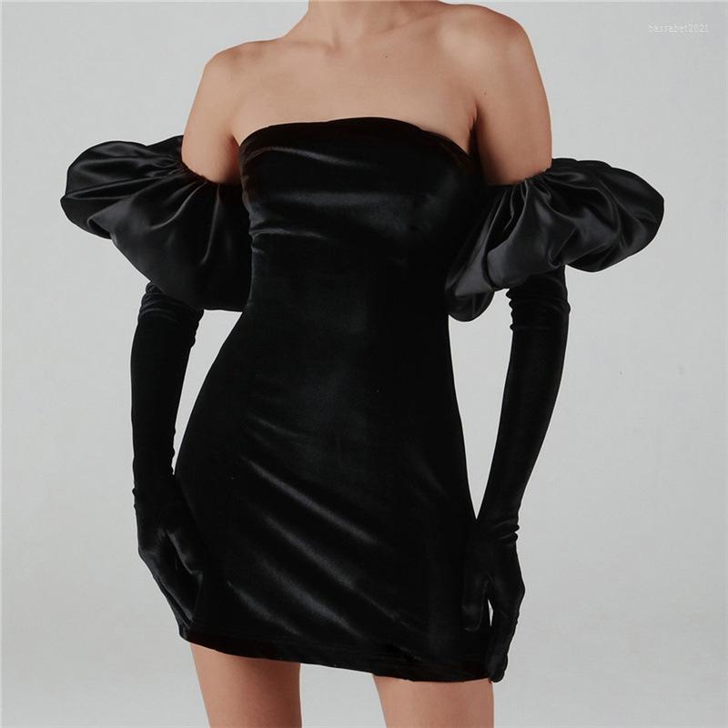 Casual Dresses Puff Sleeve Women' Dress Fashion Sexy Autumn And Winter Mini Skirt Party Wrapped Chest Tight Woman, Black
Casual Dresses Puff Sleeve Women' Dress Fashion Sexy Autumn And Winter Mini Skirt Party Wrapped Chest Tight Woman, Black