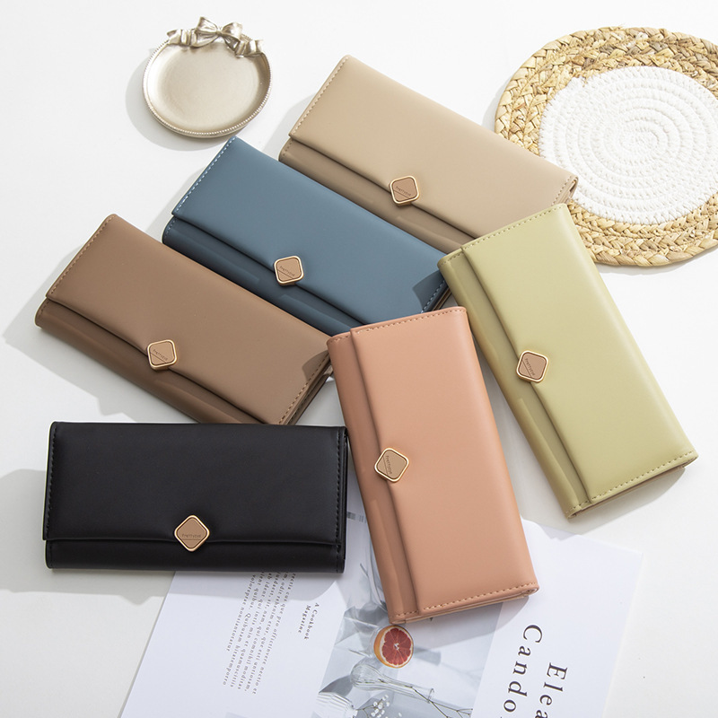 Fashion classic money women long mimco card holder thin Europe and America simple solid card bag personality matching small wallet, Customize
Fashion classic money women long mimco card holder thin Europe and America simple solid card bag personality matching small wallet, Customize