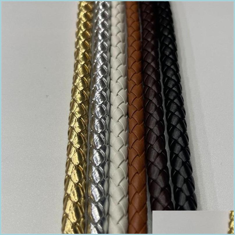 Cord Wire 1Meter 3/4/5/6Mm Round Braided Genuine Leather Cords Vintage Black Coffee Cow String Rope For Bracelet Jewelry M Dhgarden Dhvfa
Cord Wire 1Meter 3/4/5/6Mm Round Braided Genuine Leather Cords Vintage Black Coffee Cow String Rope For Bracelet Jewelry M Dhgarden Dhvfa