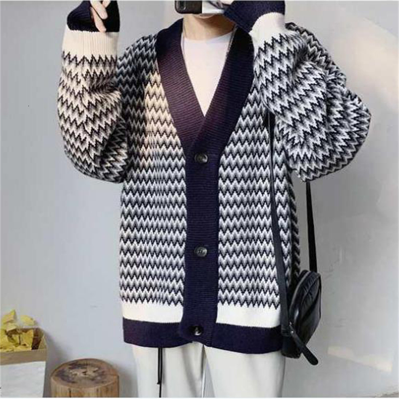 Men's Sweaters Men Knitted Cardigans Fashion Sweatercoat Casual Printed Knitwear Autumn Winter Male Loose Sweaters 221128, M 45-52kg
Men's Sweaters Men Knitted Cardigans Fashion Sweatercoat Casual Printed Knitwear Autumn Winter Male Loose Sweaters 221128, M 45-52kg