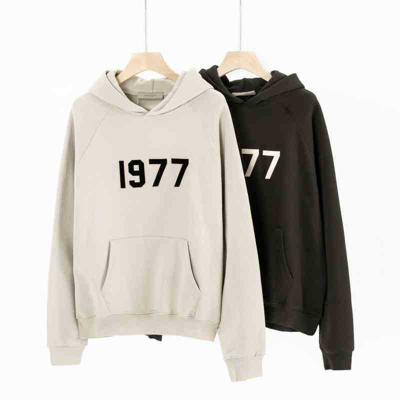 Hooded Designer Sweatshirt Luxury High Men' American Hoodies Sweater Cotton Street Comfortable Trend Male Female 1Q58, 1977 hooded black (thin)
Hooded Designer Sweatshirt Luxury High Men' American Hoodies Sweater Cotton Street Comfortable Trend Male Female 1Q58, 1977 hooded black (thin)