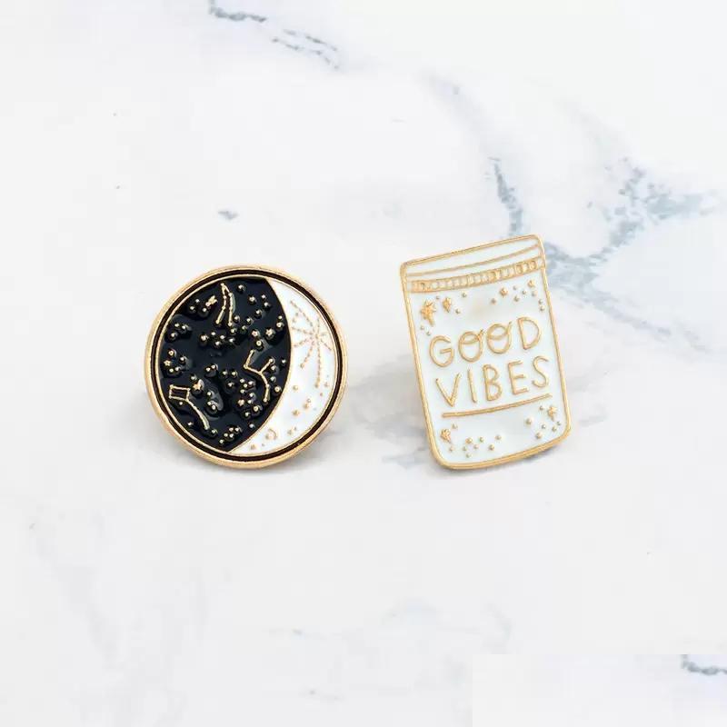 Pins Brooches Enamel Pin Constellation Day And Night Moon Brooch Pins Denim Jacket Badge Jewelry 619 H1 Drop Delivery Dhgarden Dhwpk
Pins Brooches Enamel Pin Constellation Day And Night Moon Brooch Pins Denim Jacket Badge Jewelry 619 H1 Drop Delivery Dhgarden Dhwpk