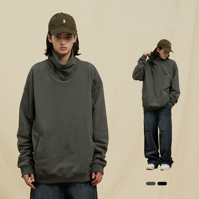 Men's Jackets Autumn Winter 450G Heavy Cotton Allmatch Autumn and Winter Turtleneck Pullover Sweater Loose Couple Men Fashion 221128, Black
Men's Jackets Autumn Winter 450G Heavy Cotton Allmatch Autumn and Winter Turtleneck Pullover Sweater Loose Couple Men Fashion 221128, Black