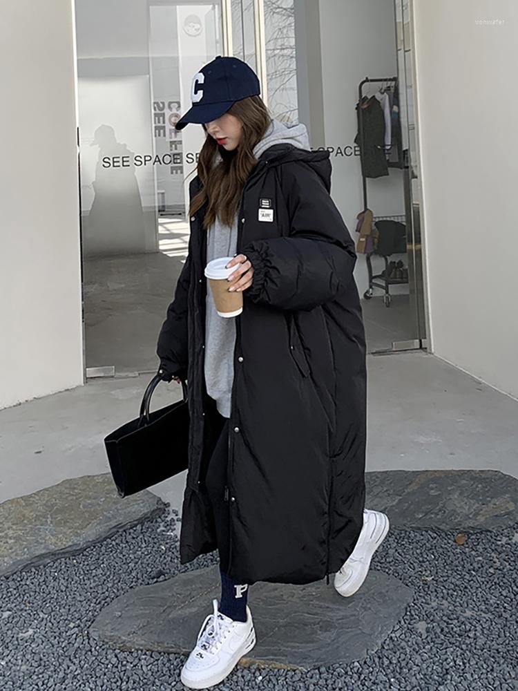 Women' Trench Coats Women Parkas 2022 Winter Down Cotton Padded Long Loose Casual Hooded Thinkened Warm All Match Ladies Overcoat, Black
Women' Trench Coats Women Parkas 2022 Winter Down Cotton Padded Long Loose Casual Hooded Thinkened Warm All Match Ladies Overcoat, Black