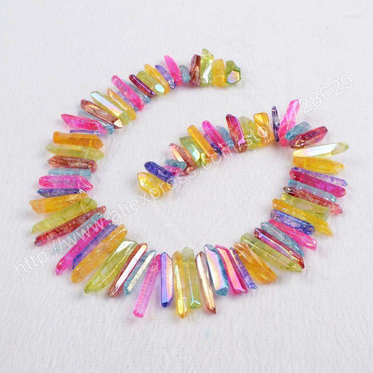Pendant Necklaces BOROSA Arrival 3Strands/lot Multi-Color Cluster Aura Quartz Titanium Crystal Point Loose Beads G0349
Pendant Necklaces BOROSA Arrival 3Strands/lot Multi-Color Cluster Aura Quartz Titanium Crystal Point Loose Beads G0349