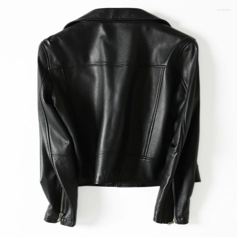 Women's Leather Real 200% Sheepskin Coat Female Genuine Jacket Short Slim Jackets For Women Outerwear Jaqueta De Couro 772002LW28844, Black
Women's Leather Real 200% Sheepskin Coat Female Genuine Jacket Short Slim Jackets For Women Outerwear Jaqueta De Couro 772002LW28844, Black