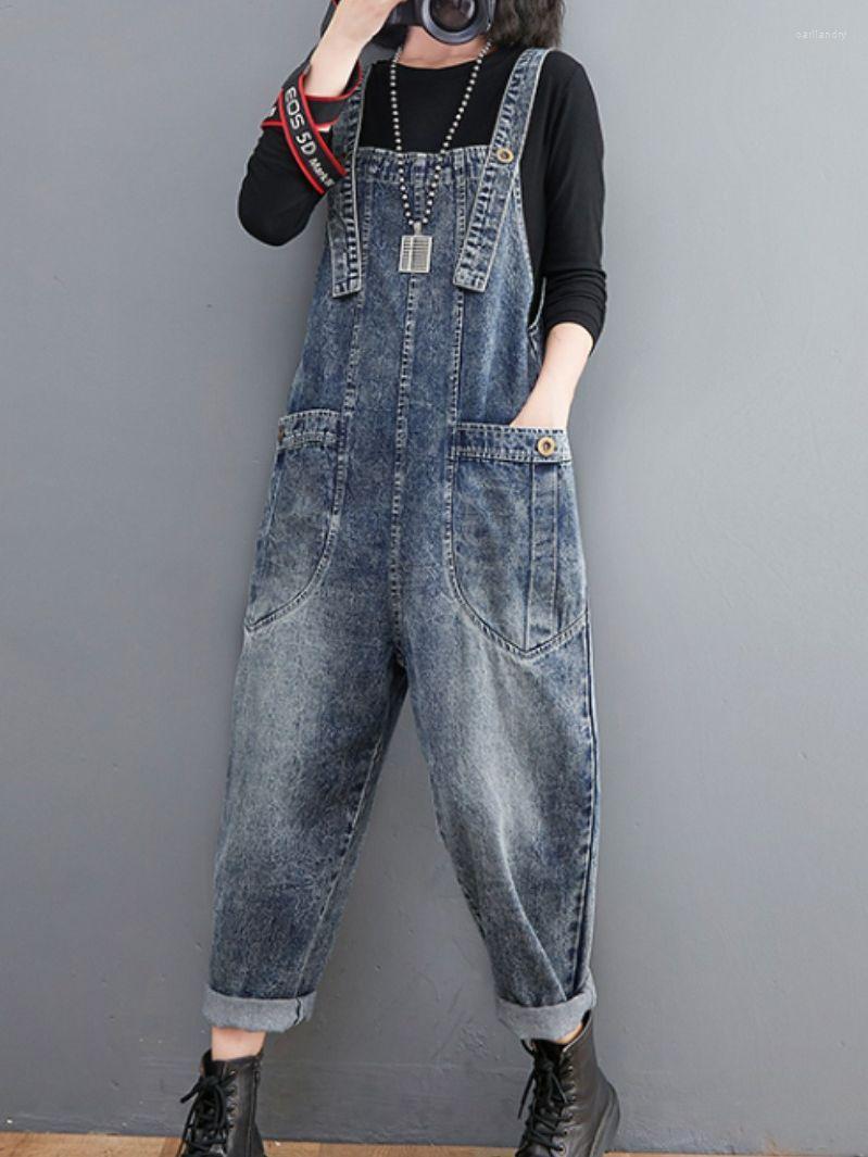 Women's Jeans Women's Vintage Casual Baggy Women Wide Leg Straps Rompers Jumpsuit Big Pockets Female 2022 Autumn Denim Overalls Harem, Black
Women's Jeans Women's Vintage Casual Baggy Women Wide Leg Straps Rompers Jumpsuit Big Pockets Female 2022 Autumn Denim Overalls Harem, Black