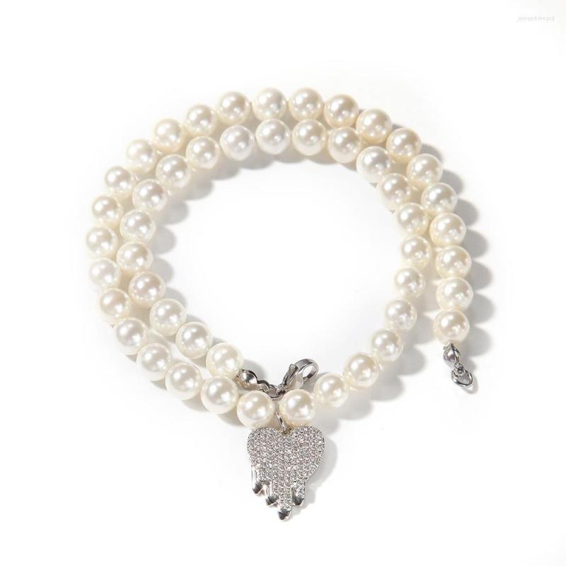 Choker 8mm Freshwater Pearl With Heart Pendant Iced Out Cubic Zircon Jewelry Necklace For Women Engagement Gift 16in
Choker 8mm Freshwater Pearl With Heart Pendant Iced Out Cubic Zircon Jewelry Necklace For Women Engagement Gift 16in