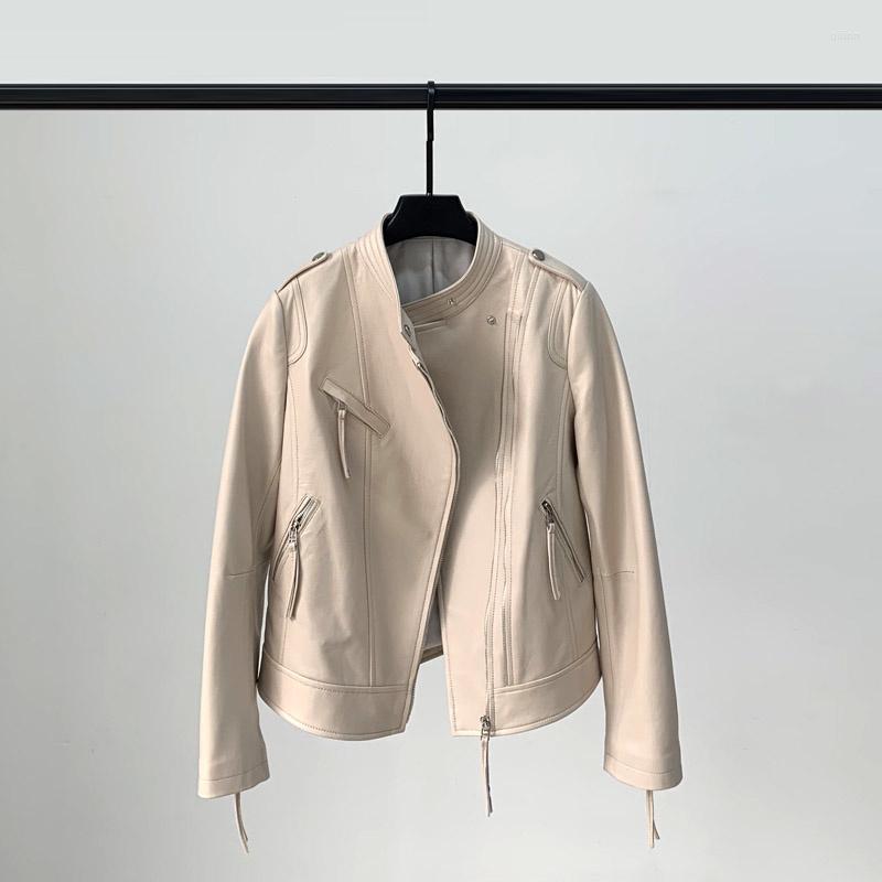 Women's Leather Biker Genuine Jacket Woman Spring For Women White Sheepskin Coat Female Fashion 2023 Chaqueta Cuero Mujer Pph4231
Women's Leather Biker Genuine Jacket Woman Spring For Women White Sheepskin Coat Female Fashion 2023 Chaqueta Cuero Mujer Pph4231