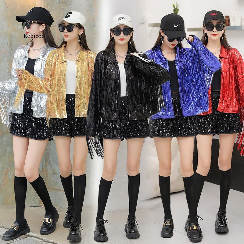 Women's Jackets Women's Women's Tassel Sequin Jacket 2022 Autumn Winter Retro Long-sleeved Silver Reflective Women Outwear, Black
Women's Jackets Women's Women's Tassel Sequin Jacket 2022 Autumn Winter Retro Long-sleeved Silver Reflective Women Outwear, Black