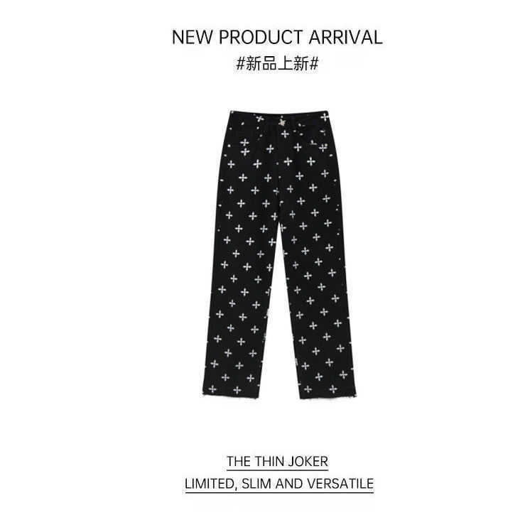 Mens Designer Jeans Chromes Heartss Fashion Denim Pants Cross Black Loose Slim Straight High Ins Casual Cotton luxury brand pant high quality, Black trousers
Mens Designer Jeans Chromes Heartss Fashion Denim Pants Cross Black Loose Slim Straight High Ins Casual Cotton luxury brand pant high quality, Black trousers