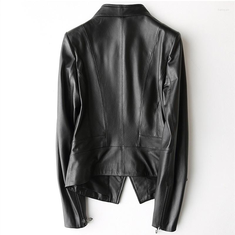 Women's Leather Natural 200% Sheepskin Coat Female Genuine Jackets Women Slim Short Spring Autumn Outwear Clothes LWL2556677, Black
Women's Leather Natural 200% Sheepskin Coat Female Genuine Jackets Women Slim Short Spring Autumn Outwear Clothes LWL2556677, Black