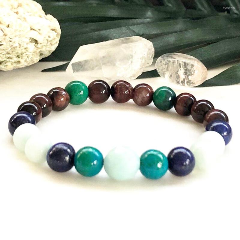 Link Bracelets MG0889 8 MM Aqua Marine Tiger Eye Bracelet For Women Mix Crystals Natural Lapis Lazuli Lucky Stone
Link Bracelets MG0889 8 MM Aqua Marine Tiger Eye Bracelet For Women Mix Crystals Natural Lapis Lazuli Lucky Stone