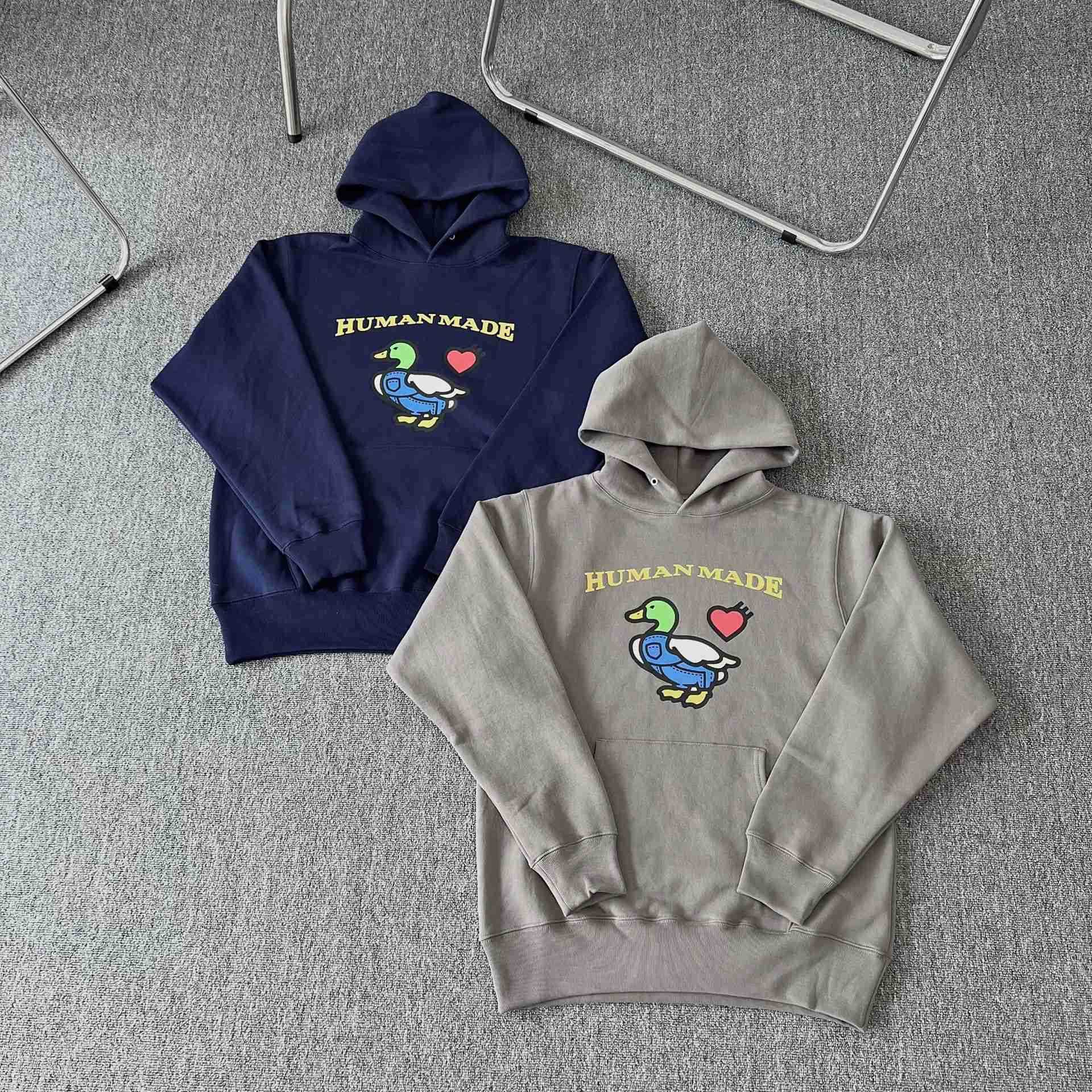 Designer human make Japanese fashion HOODIE tooling duck hooded plush sweater couple loose autumn winter coat Size xl, Gray
Designer human make Japanese fashion HOODIE tooling duck hooded plush sweater couple loose autumn winter coat Size xl, Gray