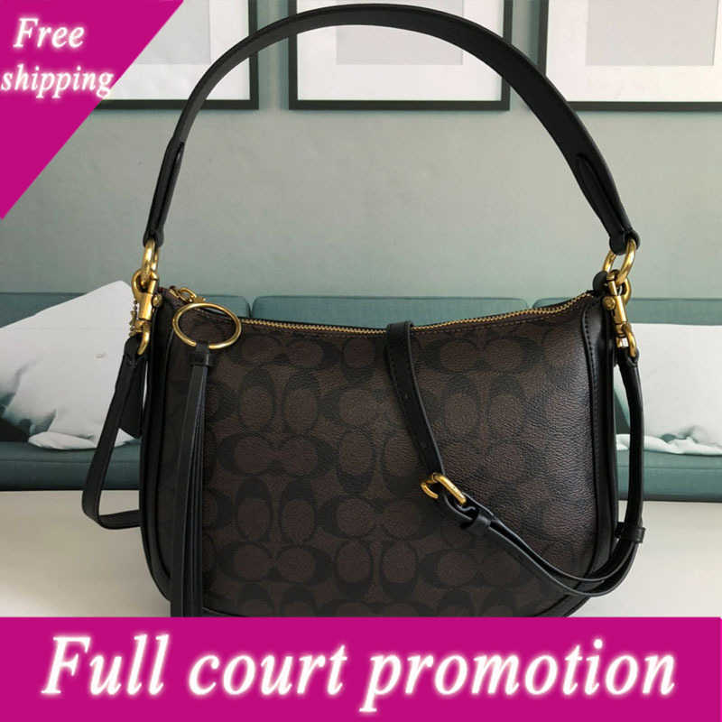 Luxury Designer Bags 2022 New Olai Women's Bag Classic Old Flower Canvas Splice Cattle Leather Sutton Half Moon One Shoulder Crossbody, Old black flower
Luxury Designer Bags 2022 New Olai Women's Bag Classic Old Flower Canvas Splice Cattle Leather Sutton Half Moon One Shoulder Crossbody, Old black flower