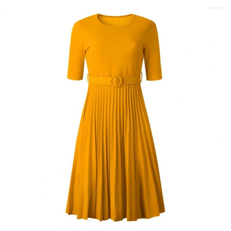 Plus Size Dresses Dress For Women O-neck Pleated Hem Solid Color Short Sleeve A-Line Female Clothing Streetwear, Green
Plus Size Dresses Dress For Women O-neck Pleated Hem Solid Color Short Sleeve A-Line Female Clothing Streetwear, Green