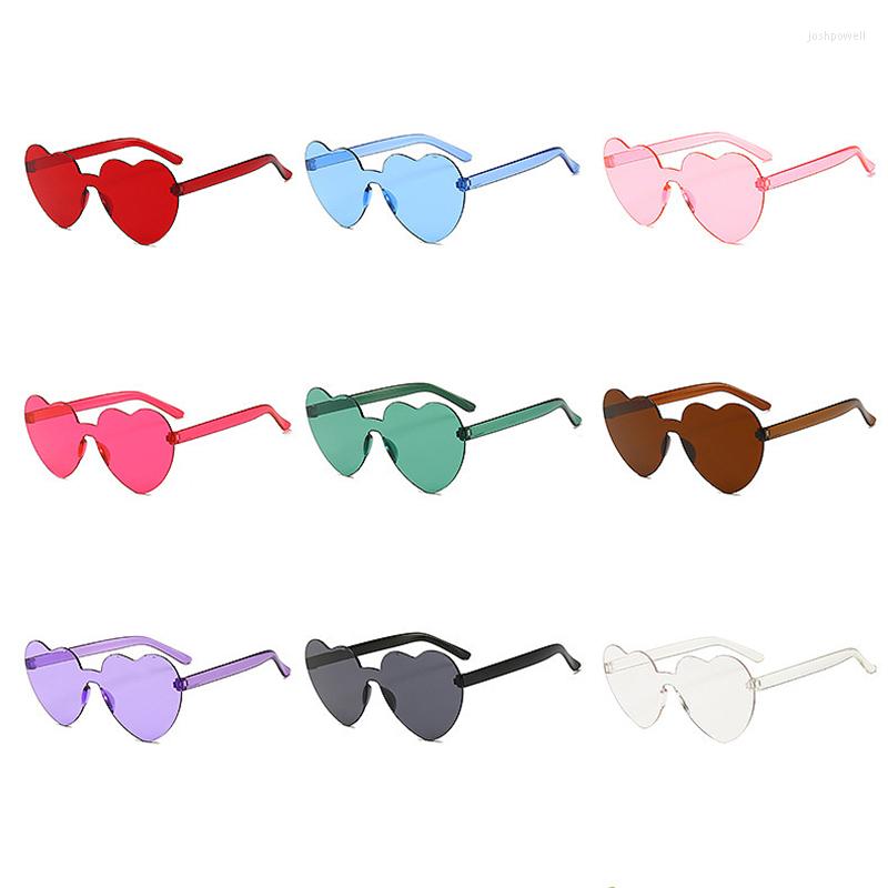 Sunglasses Frames Colorful Gradient Heart Shaped Conjoined Transparent Jelly Color Frameless Sun Glasses Female Uv400 Driver Eyewear
Sunglasses Frames Colorful Gradient Heart Shaped Conjoined Transparent Jelly Color Frameless Sun Glasses Female Uv400 Driver Eyewear