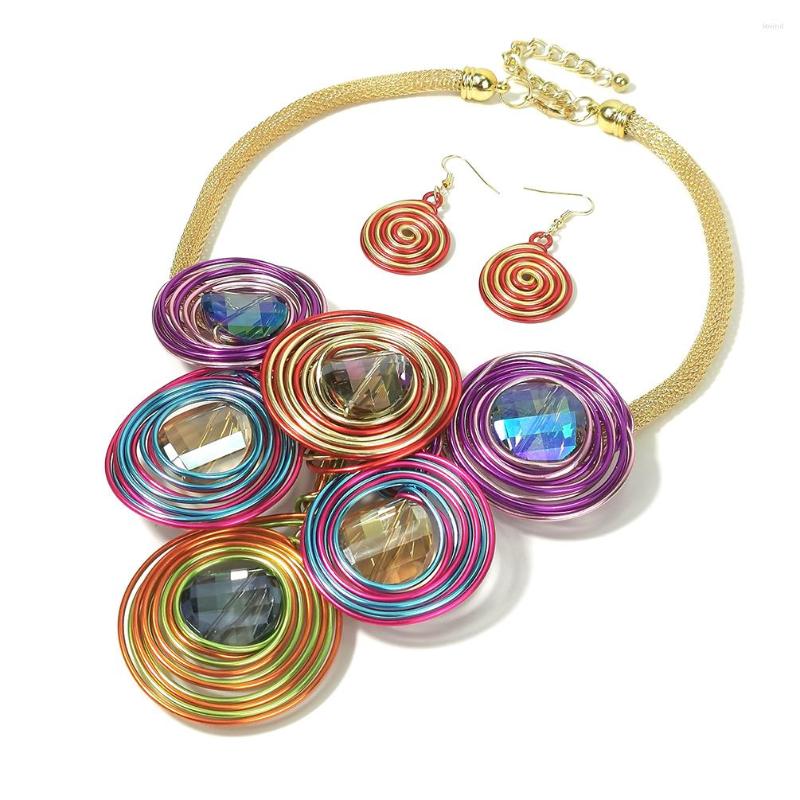 Necklace Earrings Set Luxury Handmade Crystal For Woman Metal Pendant Wedding Party Jewelry Fashion Accesories 2022, Picture shown
Necklace Earrings Set Luxury Handmade Crystal For Woman Metal Pendant Wedding Party Jewelry Fashion Accesories 2022, Picture shown