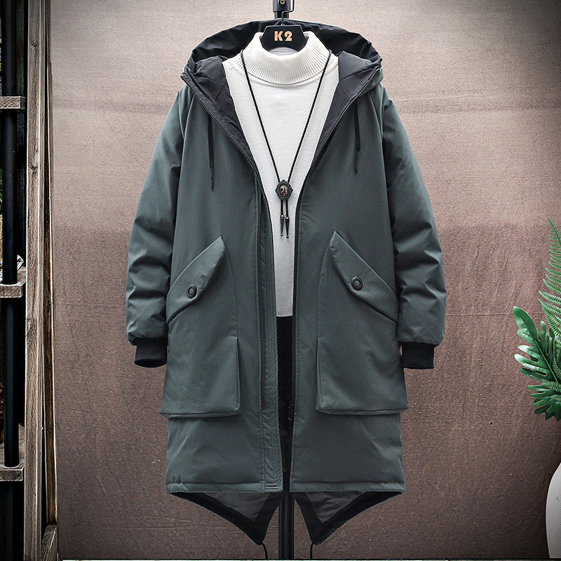 Men' Down Parkas Fashion tail xdfv Jacket Korean Version Thicken Warm Winter Windbreaker Coats Youth Male Long Hooded 221125, Army green
Men' Down Parkas Fashion tail xdfv Jacket Korean Version Thicken Warm Winter Windbreaker Coats Youth Male Long Hooded 221125, Army green