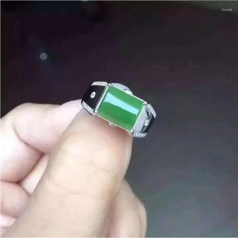 Cluster Rings Natural Hetian Jade Man Ring 925 Sterling Silver Wholesales Fine Jewelry 8 10mm Gem
Cluster Rings Natural Hetian Jade Man Ring 925 Sterling Silver Wholesales Fine Jewelry 8 10mm Gem