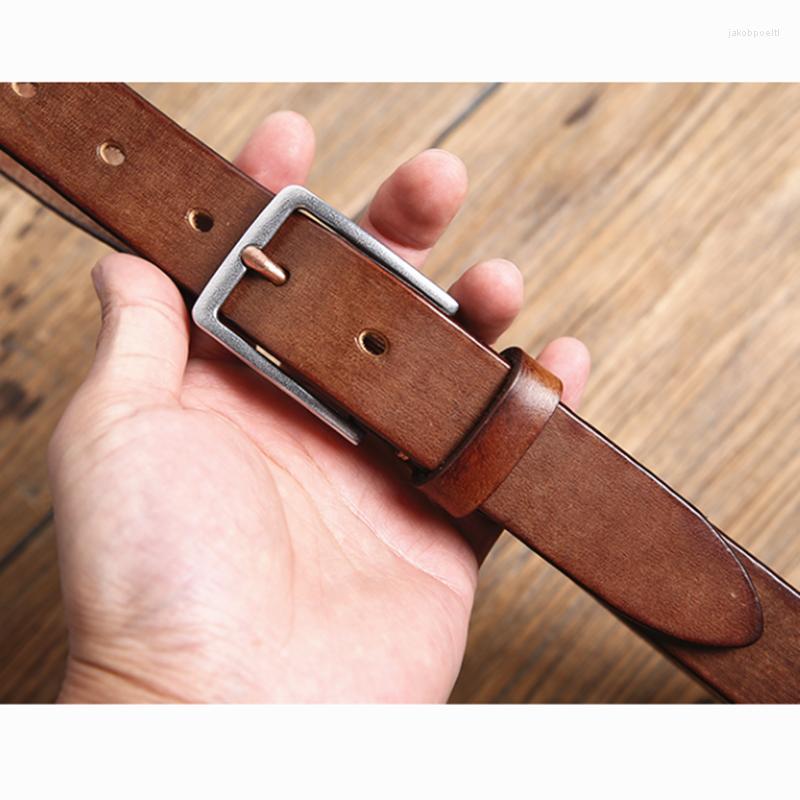 Belts Vegetable-tanned Leather Belt With Stainless Steel Buckle 28mm Wide Haute Handmade Unisex Dress Women's Jeans, Black
Belts Vegetable-tanned Leather Belt With Stainless Steel Buckle 28mm Wide Haute Handmade Unisex Dress Women's Jeans, Black