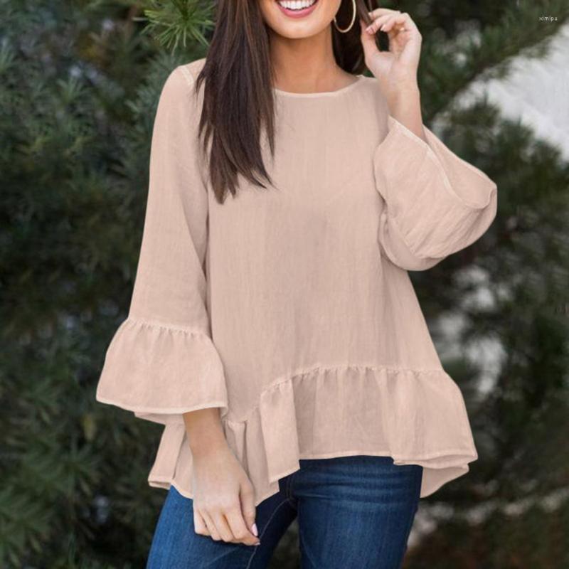 Women's Blouses Summer Women Blouse Elegant Lady Shirt O Neck Irregular Ruffle Sleeve Loose Women's Clothing Streetwear, Pink
Women's Blouses Summer Women Blouse Elegant Lady Shirt O Neck Irregular Ruffle Sleeve Loose Women's Clothing Streetwear, Pink