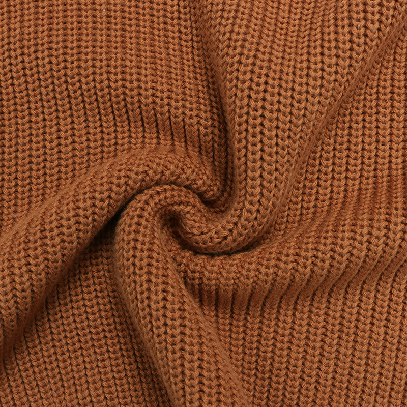 Pullover Kids Sweater Autumn Winter Boy Girl Casual Solid Crewneck Tops Soft Thick Children Clothing Baby Sweaters Knit Wool Clothes 0-5Y 221128