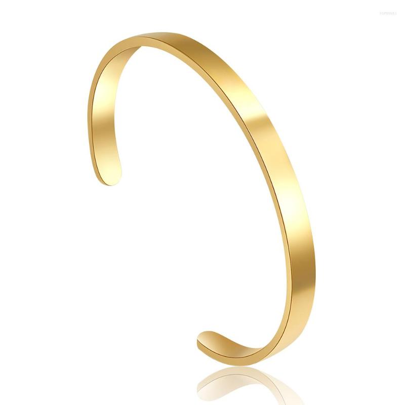 Bangle Punk Open Cuff Bracelets Bangles For Men Women Stainless Steel Gold Color Width 6mm Bracelet Pulseras Luxury Jewelry
Bangle Punk Open Cuff Bracelets Bangles For Men Women Stainless Steel Gold Color Width 6mm Bracelet Pulseras Luxury Jewelry