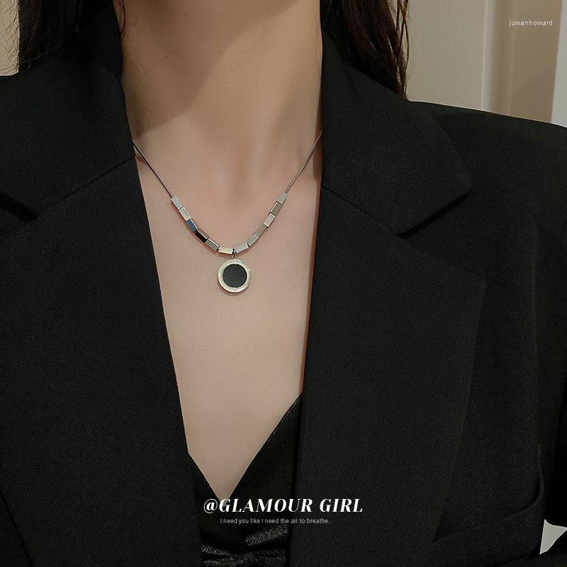 Choker Titanium Steel Roman Digital Double Sided Round Brand Necklace Network Red Versatile Personality Trend Clavicle Ch
Choker Titanium Steel Roman Digital Double Sided Round Brand Necklace Network Red Versatile Personality Trend Clavicle Ch