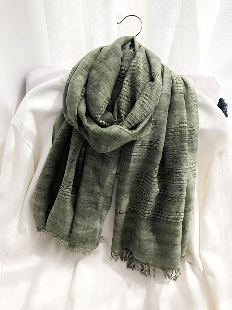 Scarves MEN PLAID SCARF COTTON AND LINEN JAPANESE AND KOREAN STYLES MEN WOMEN SCARF ARMY GREEN 221128
Scarves MEN PLAID SCARF COTTON AND LINEN JAPANESE AND KOREAN STYLES MEN WOMEN SCARF ARMY GREEN 221128