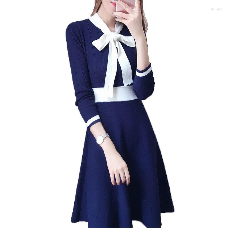Casual Dresses Sexy Spring Autumn Slim Sweater Dress Bow High Waist Women Knitted Long Sleeve Office Bodycon, W002093 blue
Casual Dresses Sexy Spring Autumn Slim Sweater Dress Bow High Waist Women Knitted Long Sleeve Office Bodycon, W002093 blue