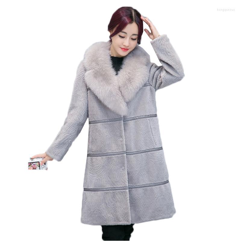 Women's Fur 5XL Women Coat Winter Long Faux Coats Furry Lady Fake Jacket High Quality Abrigo Pelo Mujer, Gray
Women's Fur 5XL Women Coat Winter Long Faux Coats Furry Lady Fake Jacket High Quality Abrigo Pelo Mujer, Gray