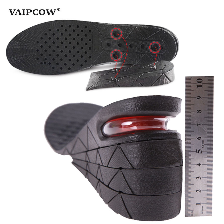 Shoe Parts Accessories VAIPCOW 3579cm Height Increase Insole Invisible Lift Adjustable Heel Lifting Inserts Pads Women Men drop 221125