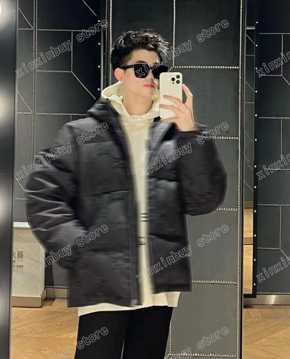 xinxinbuy Men designer Coat Jacket puffer Double letter Jacquard fabric Down Jackets long sleeve women Black white blue M-2XL, 01
xinxinbuy Men designer Coat Jacket puffer Double letter Jacquard fabric Down Jackets long sleeve women Black white blue M-2XL, 01