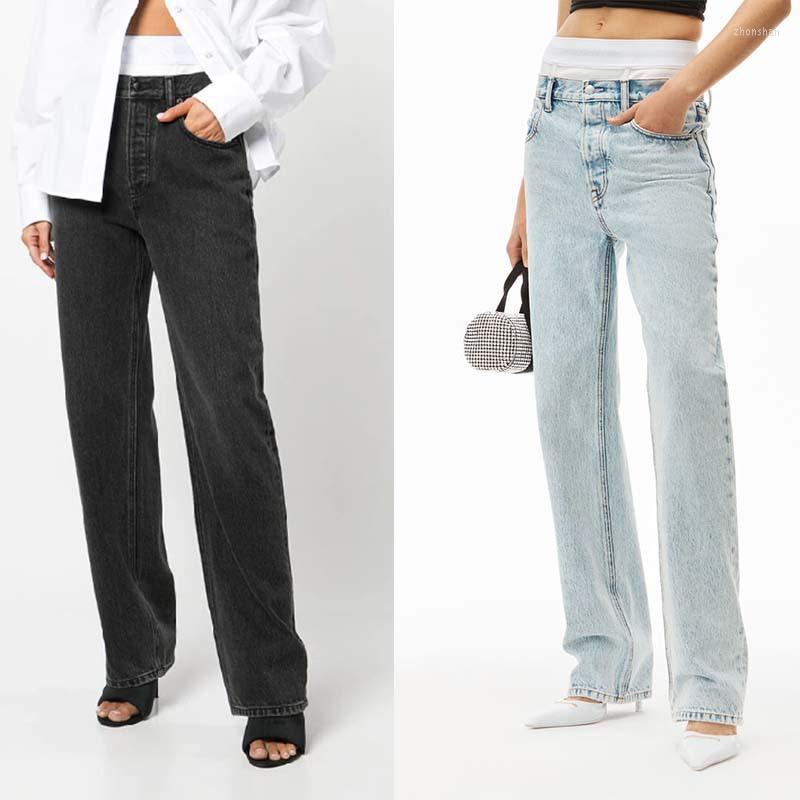 Women's Jeans Women's Elastic Waist Patchwork Stretch 2022 Spring Summer Ladies High All-Match Casual Straight Trousers, Black
Women's Jeans Women's Elastic Waist Patchwork Stretch 2022 Spring Summer Ladies High All-Match Casual Straight Trousers, Black