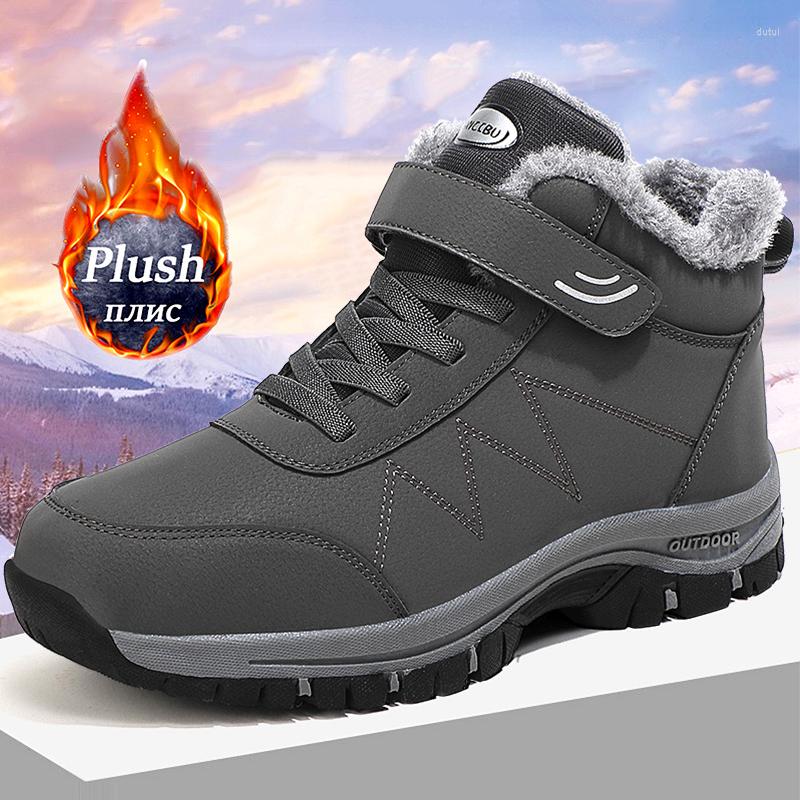 Boots Winter Women Men Waterproof Leather Sneakes Man Plush Warm Unisex Snow 2022 Outdoor Non-slip Men's Hiking, Black
Boots Winter Women Men Waterproof Leather Sneakes Man Plush Warm Unisex Snow 2022 Outdoor Non-slip Men's Hiking, Black